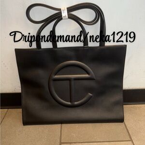 Large Black Telfar Bag